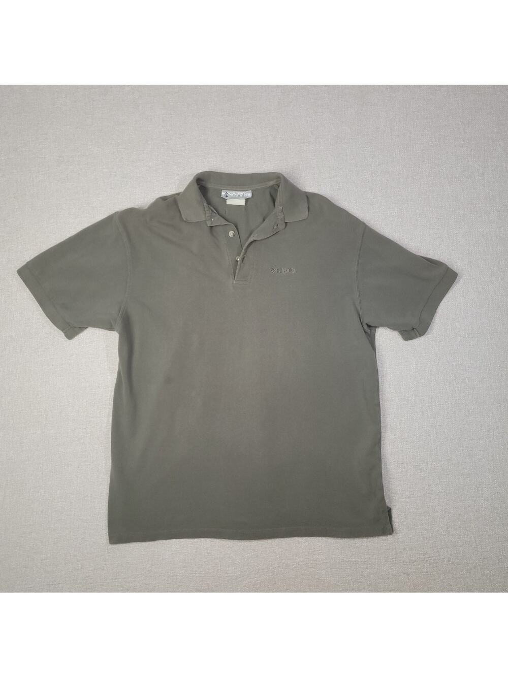 Vintage Columbia Men’s Size Large Golf Sleeve Fishing/Outdoors Polo Green